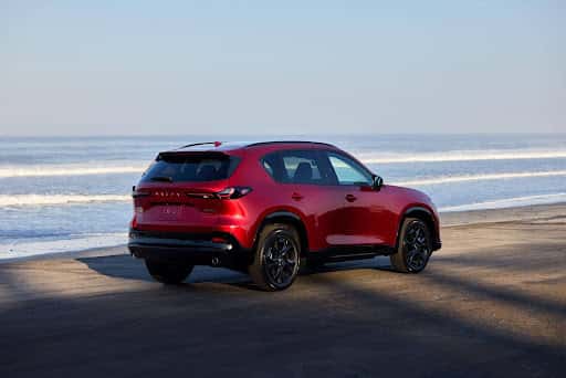 Mazda CX-5 rear beach view