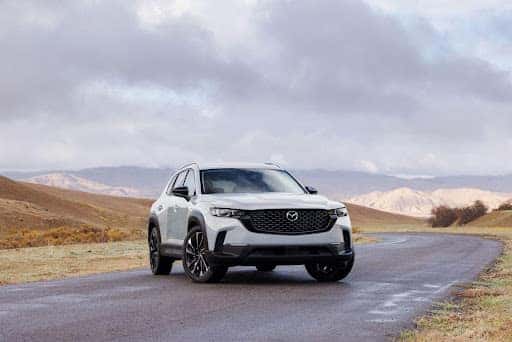 Mazda CX-50 driving mountain road