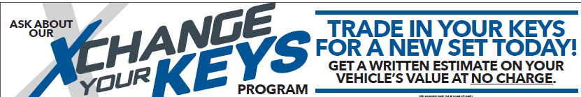 Xchange your keys program banner