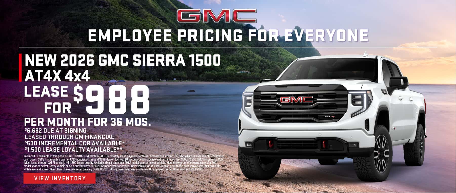 Monthly offer