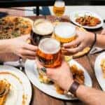 Glasses of beer