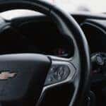 Interior of Chevy vehicle