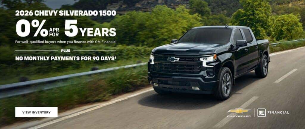 2026 Chevy Silverado 1500 July Special Offer 