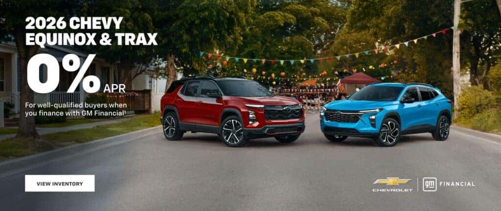 2026 Chevy Trax and Equinox Special Offers
