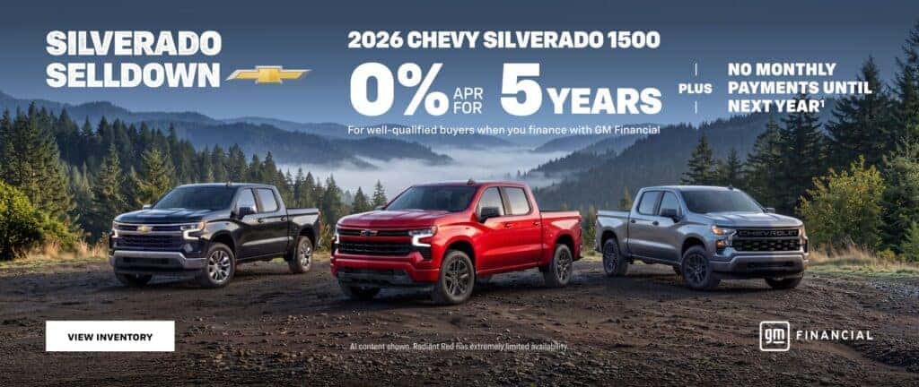 October 2026 Chevy Silverado Specials