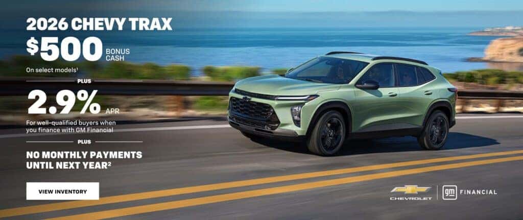 October 2026 Chevrolet Trax Special Offer