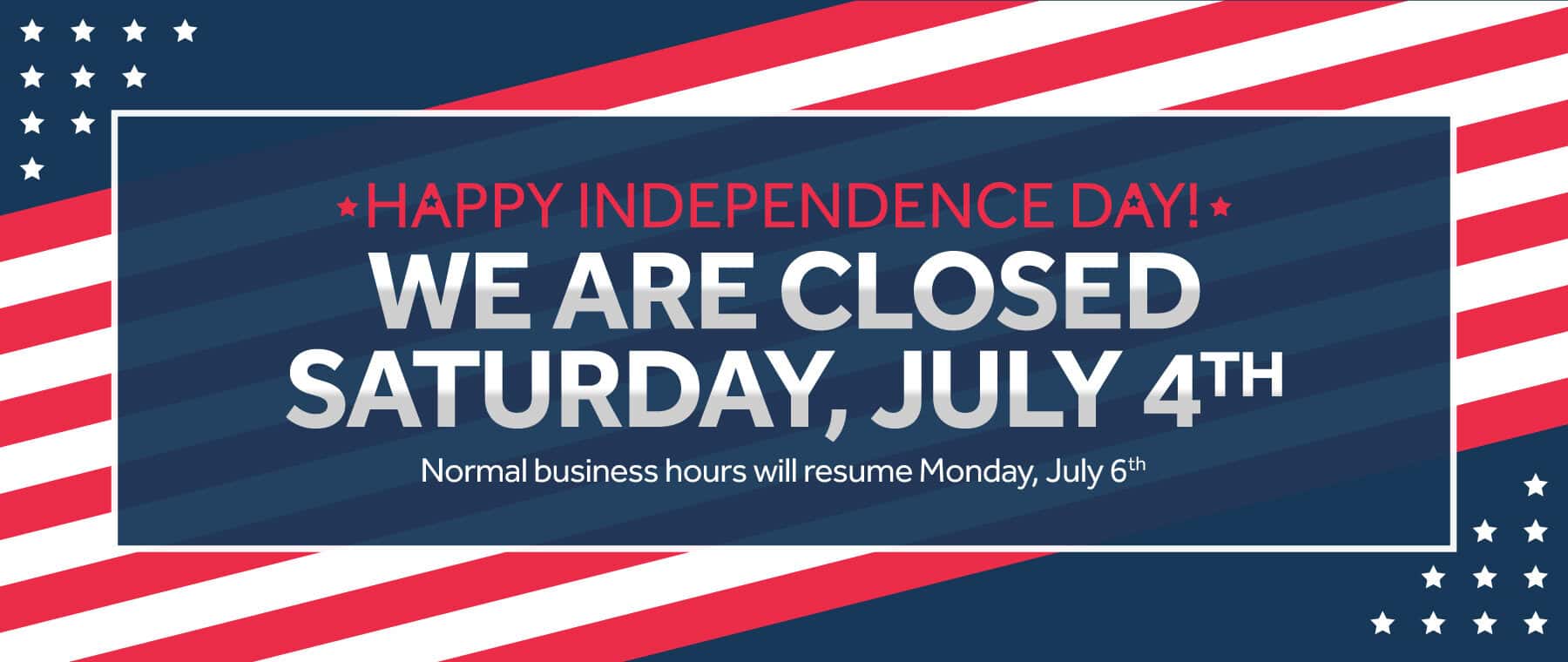 Closed July 4