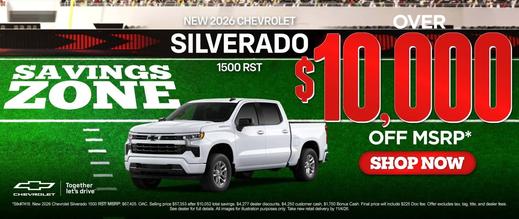 NEW 2026 CHEVROLET SILVERADO 1500 RST