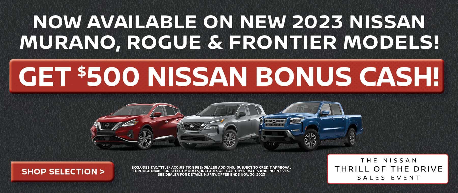 Nissan Bonus Cash