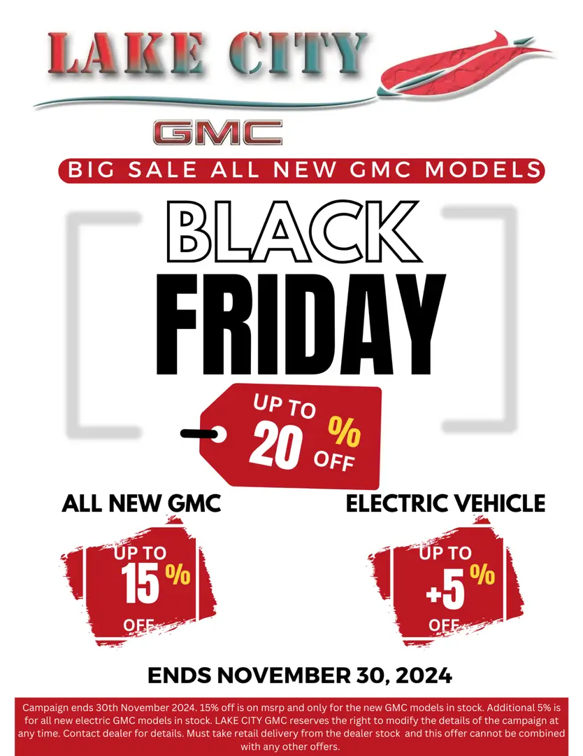 Happy Thanksgiving! Celebrate with Lake City GMC's Best Black Friday