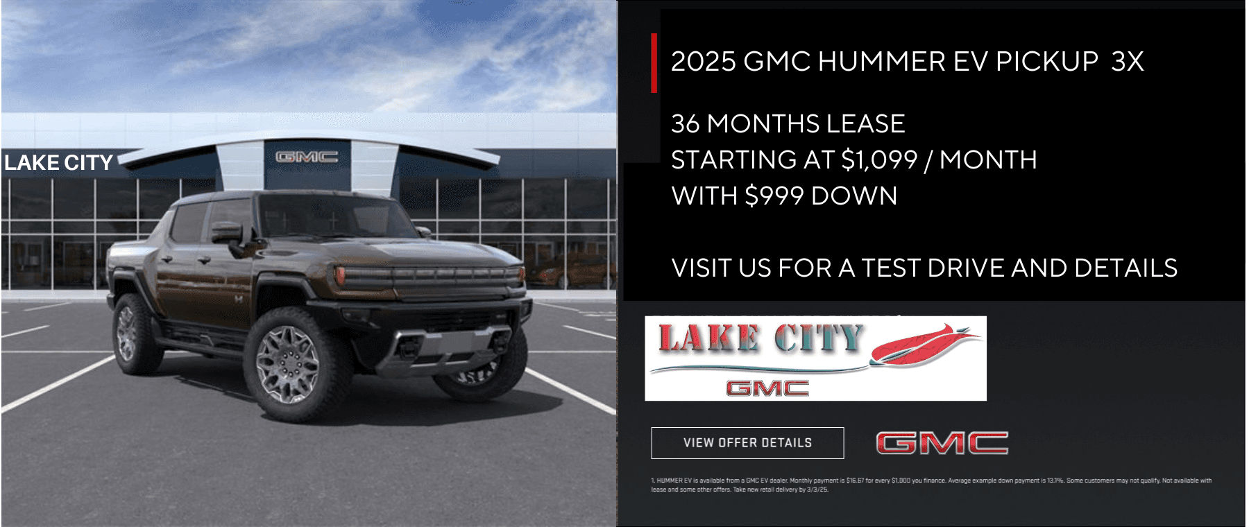 2025 GMC HUMMER EV PICKUP 3X