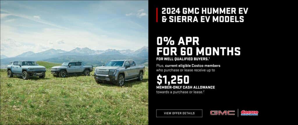 GMC EV MODELS Costco Member Only $1,250 Cash Allowance
