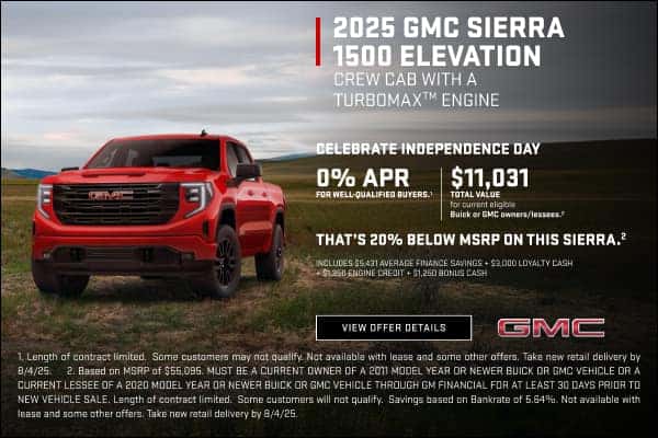 GMC Sierra 1500 with 0%APR by Your Car Dealership Near Me Lake City GMC