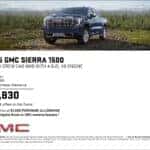 Get up to $3,250 in purchase allowances on 2025 GMC Sierra 1500 models with the 6.2L V8 engine, including offers for current Buick and GMC lessees.