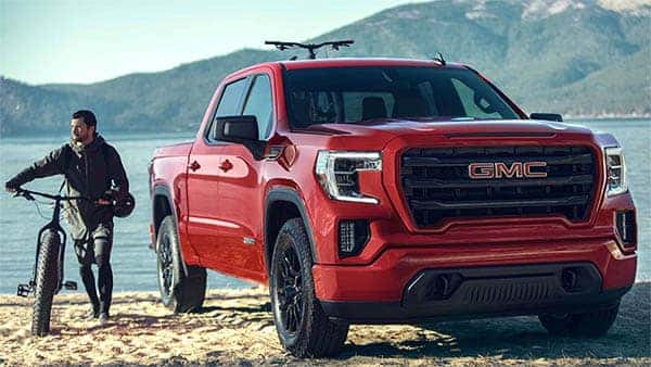 GMC Sierra Parked at Lake