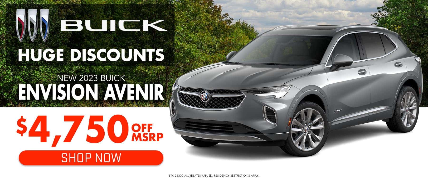 Huge Buick Discounts-2023 Envision Avenir