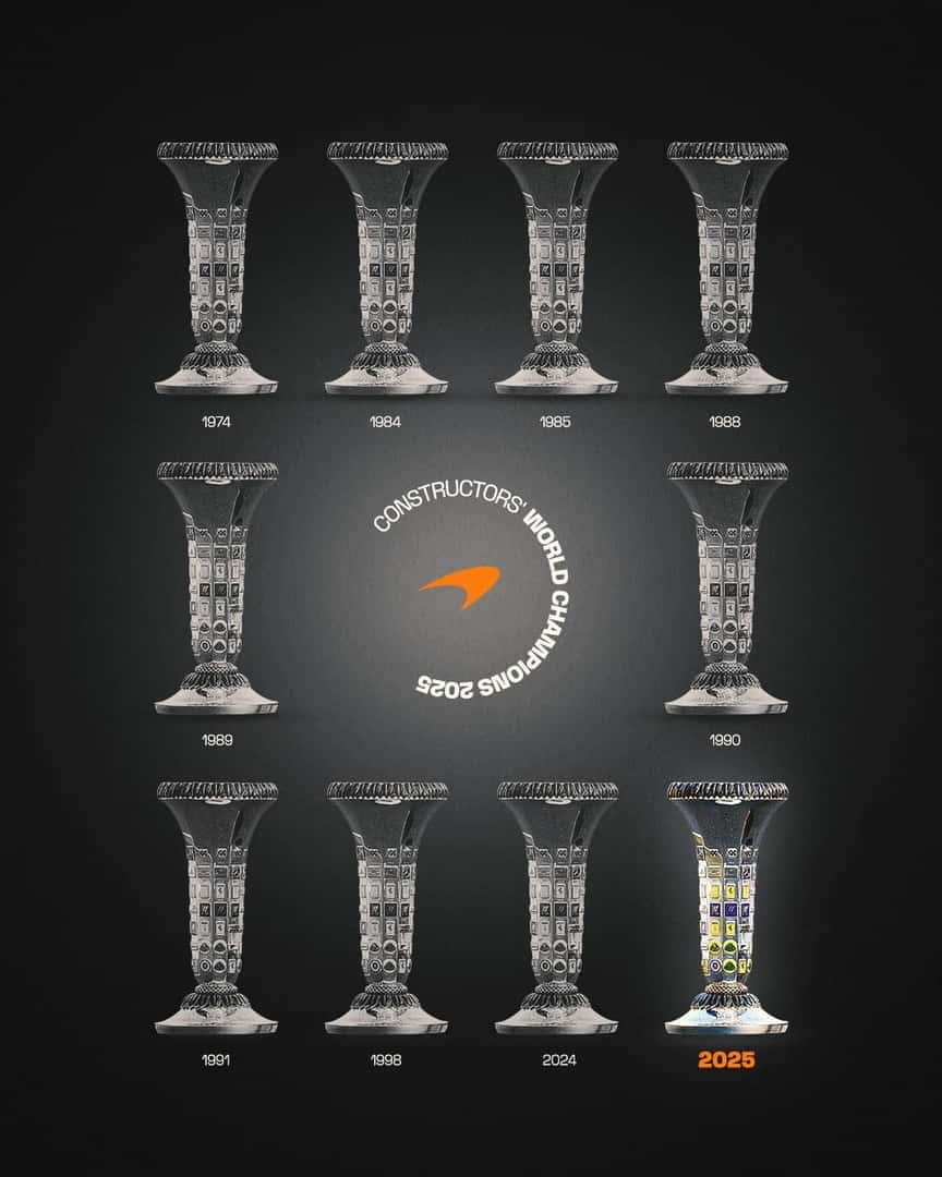 McLaren 10 Time F1 Champs