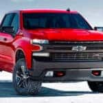 red 2021 Chevy Silverado Special Edition