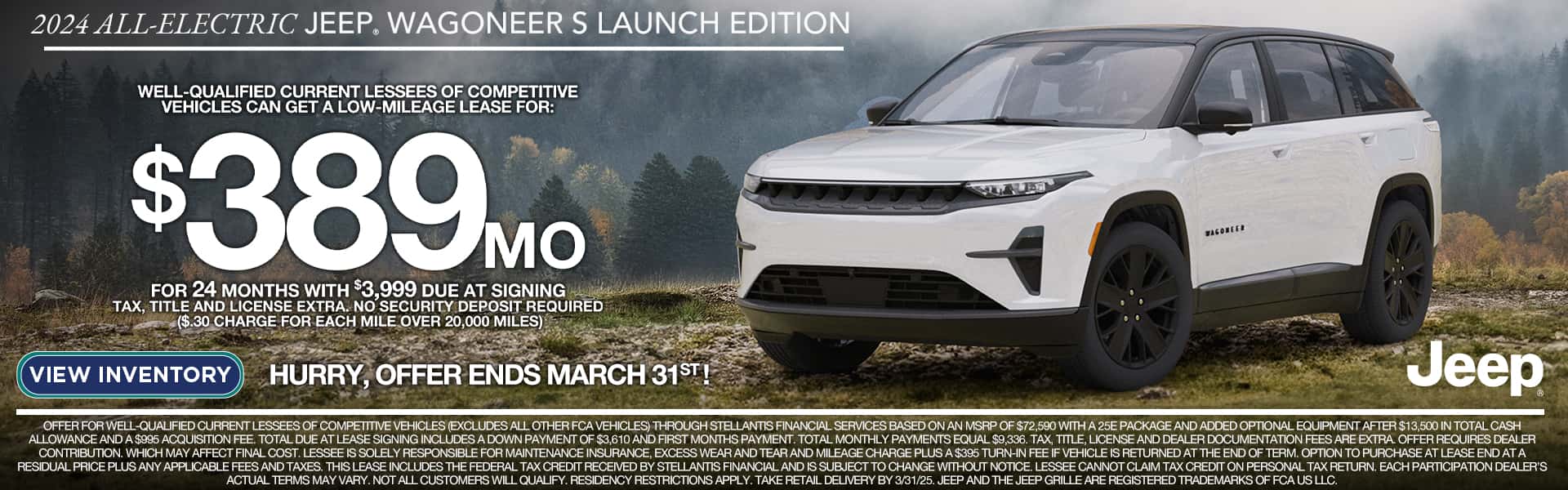 New 2024 Jeep Wagoneer S Launch Edition