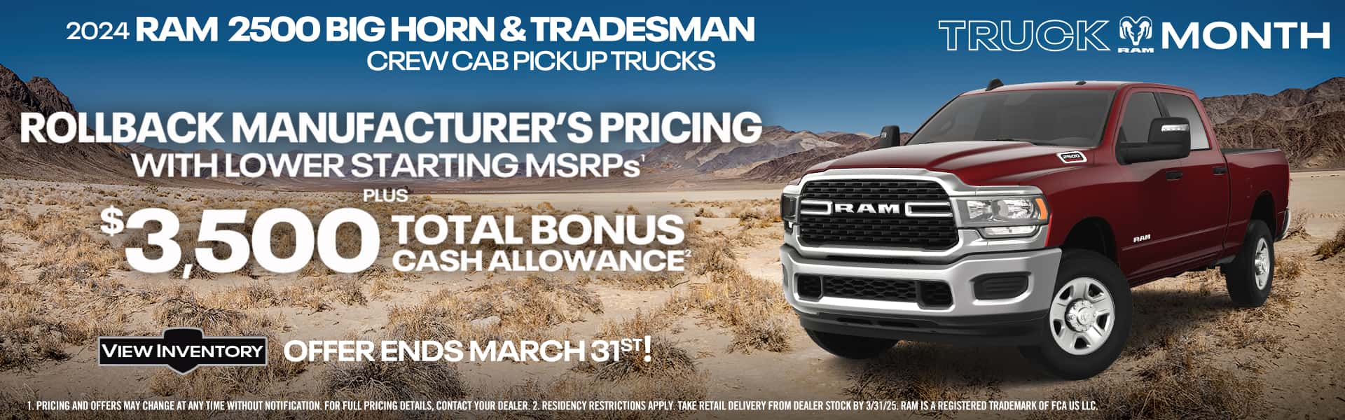 New 2024 RAM 2500 Big Horn