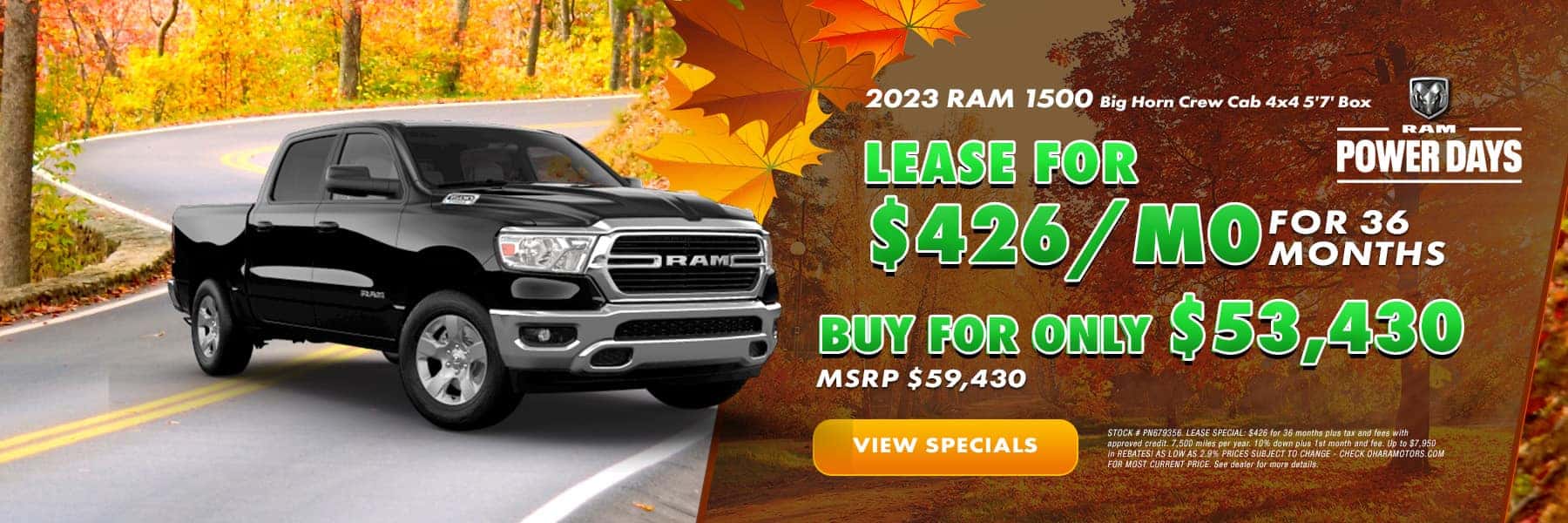 2023 RAM 1500 - Sep Special