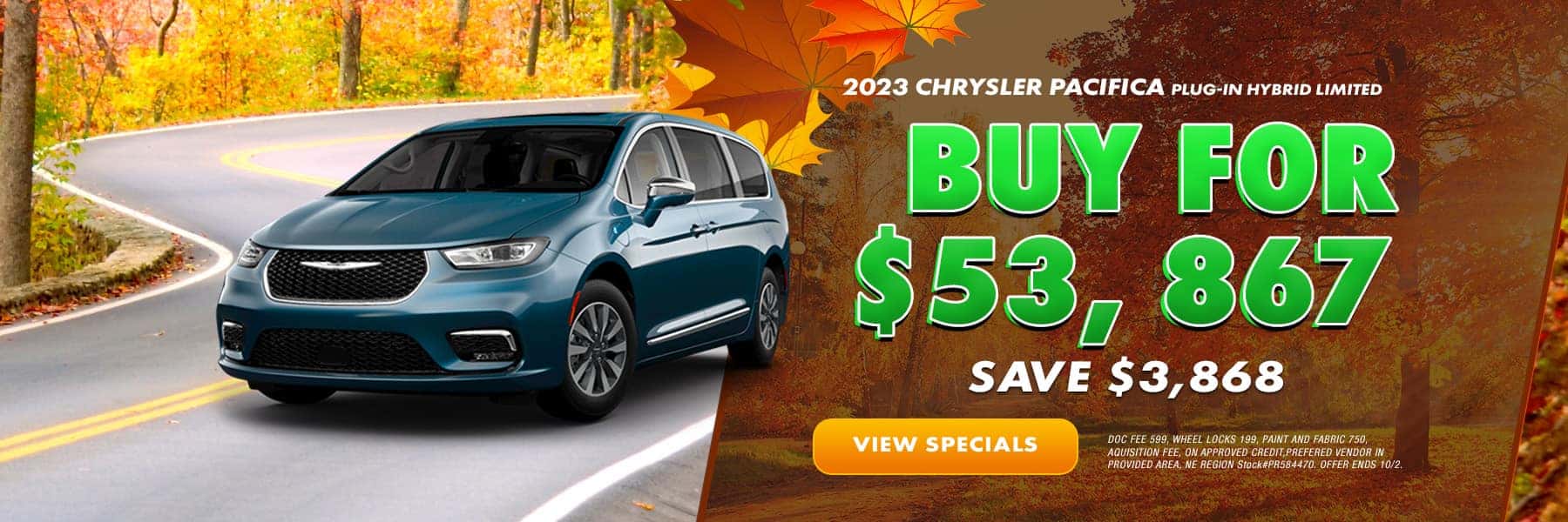 Chrysler Pacifica -Sep 2023