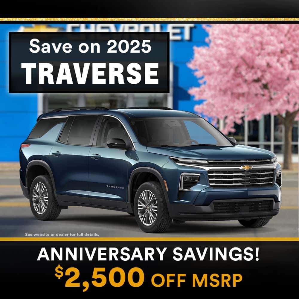 Save $2,500 on Traverse