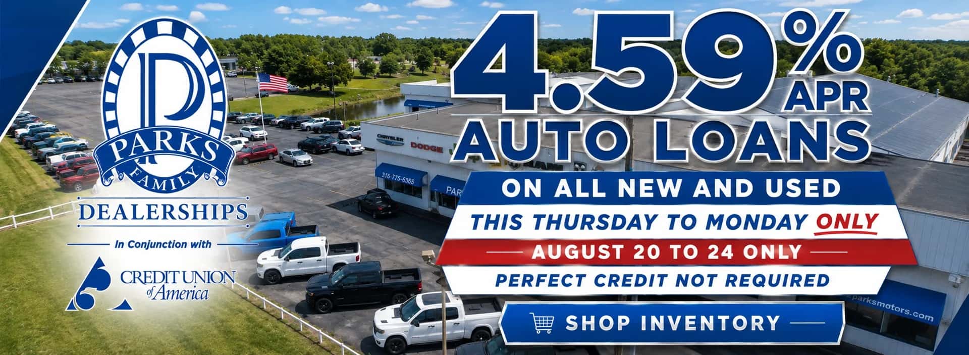 4.59% APR for limited time