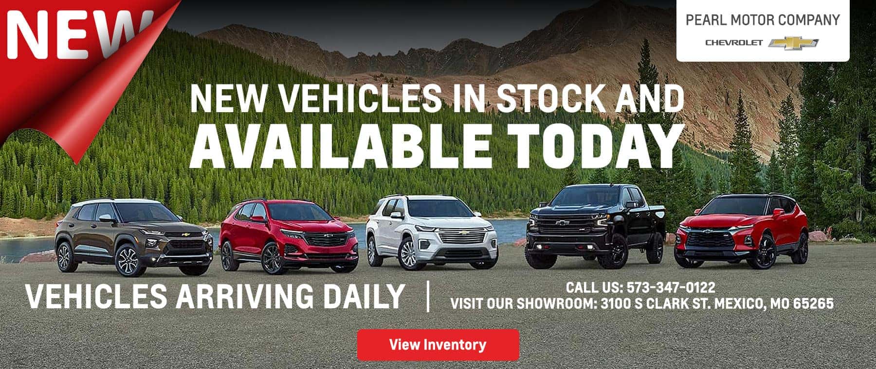 New Vehicles in Stock and Available Today Vehicles Arriving Daily