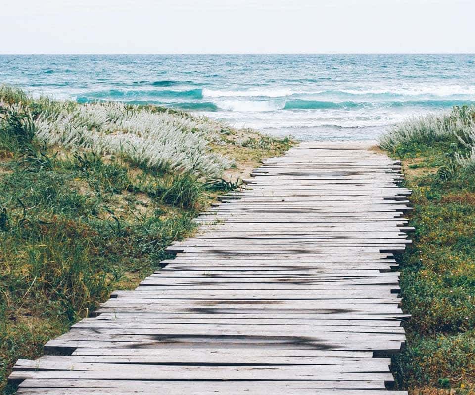 Performance Chevrolet is a Car Dealership near Poplar Branch, NC | Wooden Boardwalk Leading to a Costal Beach