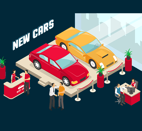 Things to Bring with you to Purchase a Car at Performance Chevrolet in Elizabeth City, NC | Illustration of car dealership inside