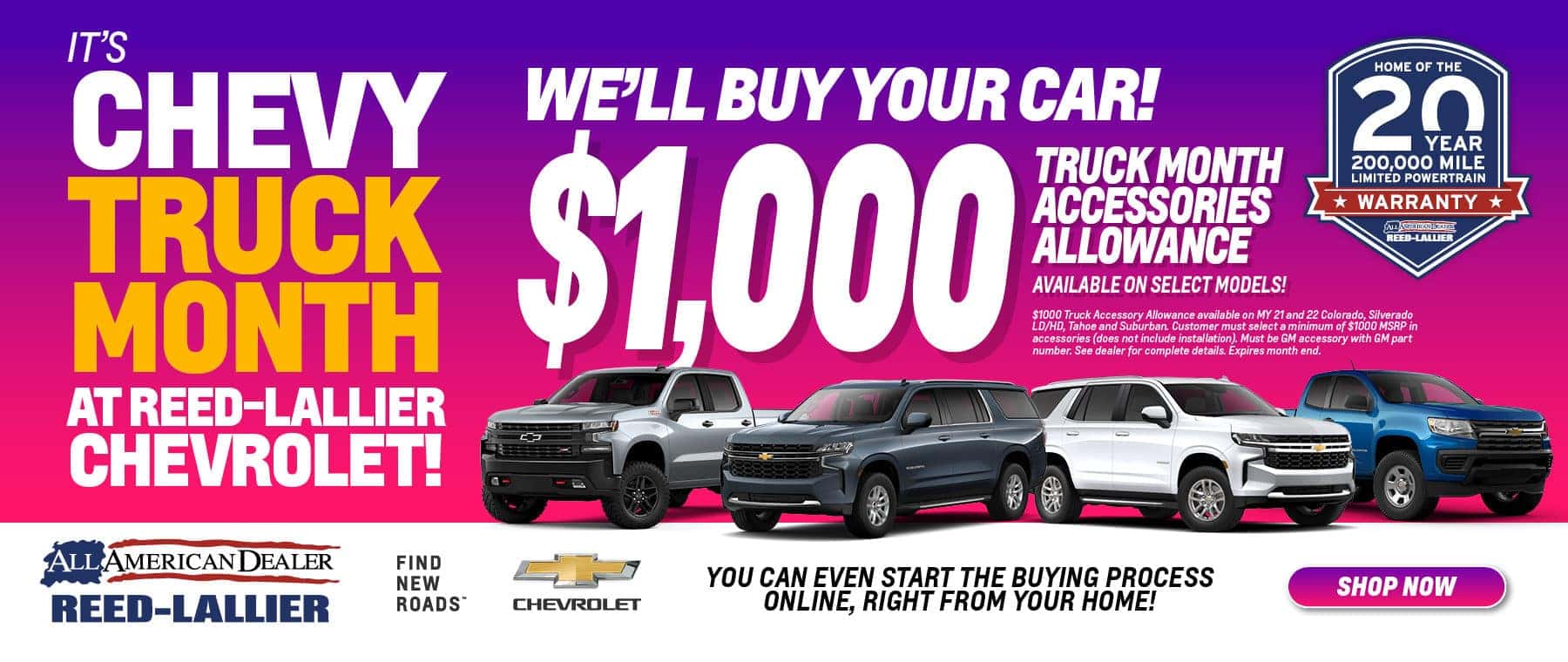 Reedlallier Chevrolet Chevrolet Dealer in Fayetteville, NC