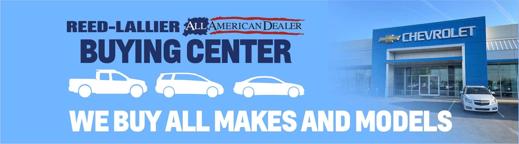 WE BUY ALL MAKES AND MODELS