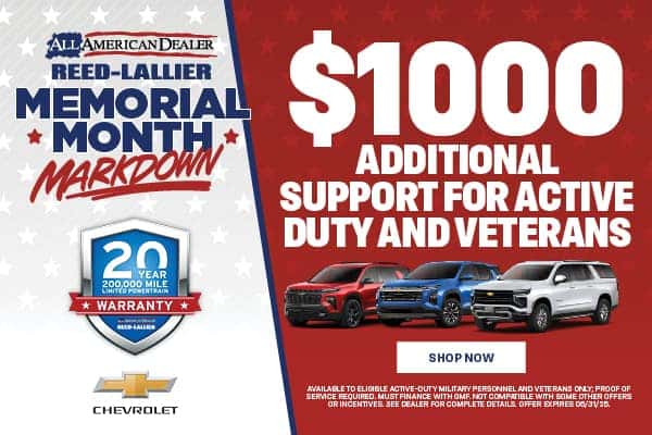 Memorial Month Markdown Offer