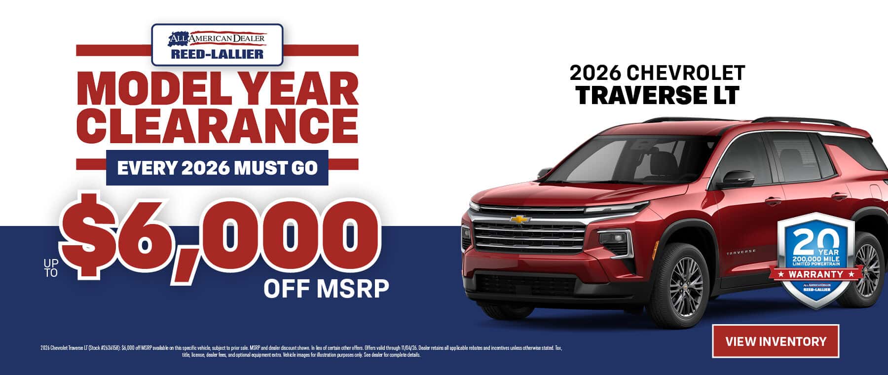 Model Year Clearance