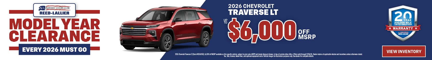 Traverse Special