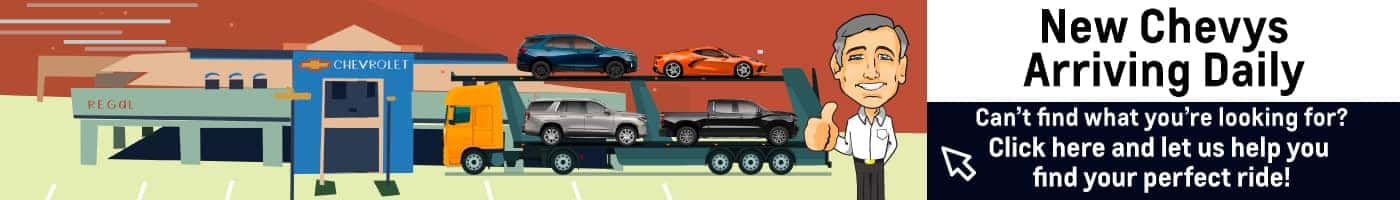 New Chevys Arriving Daily