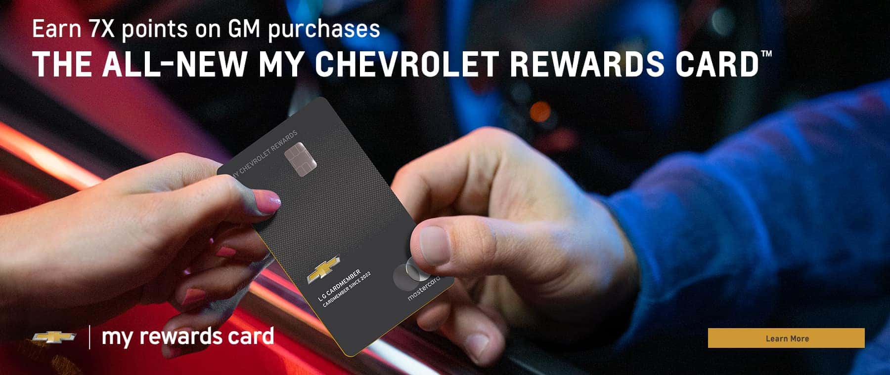 my chevrolet rewards card