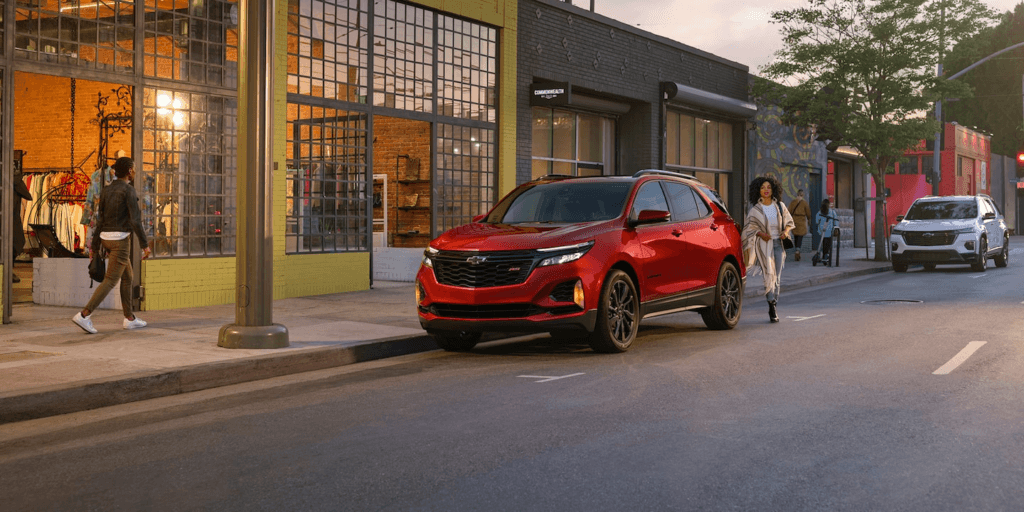 2024 Chevy Equinox in the city