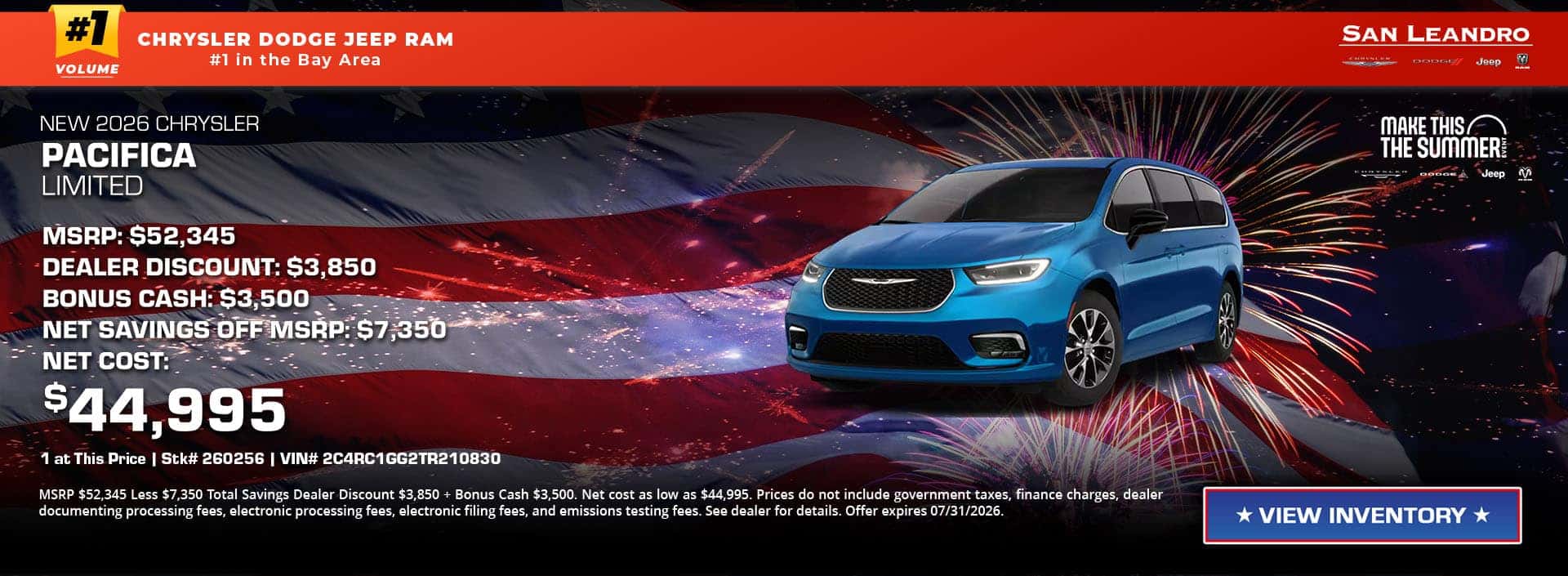 2026 chrysler pacifica