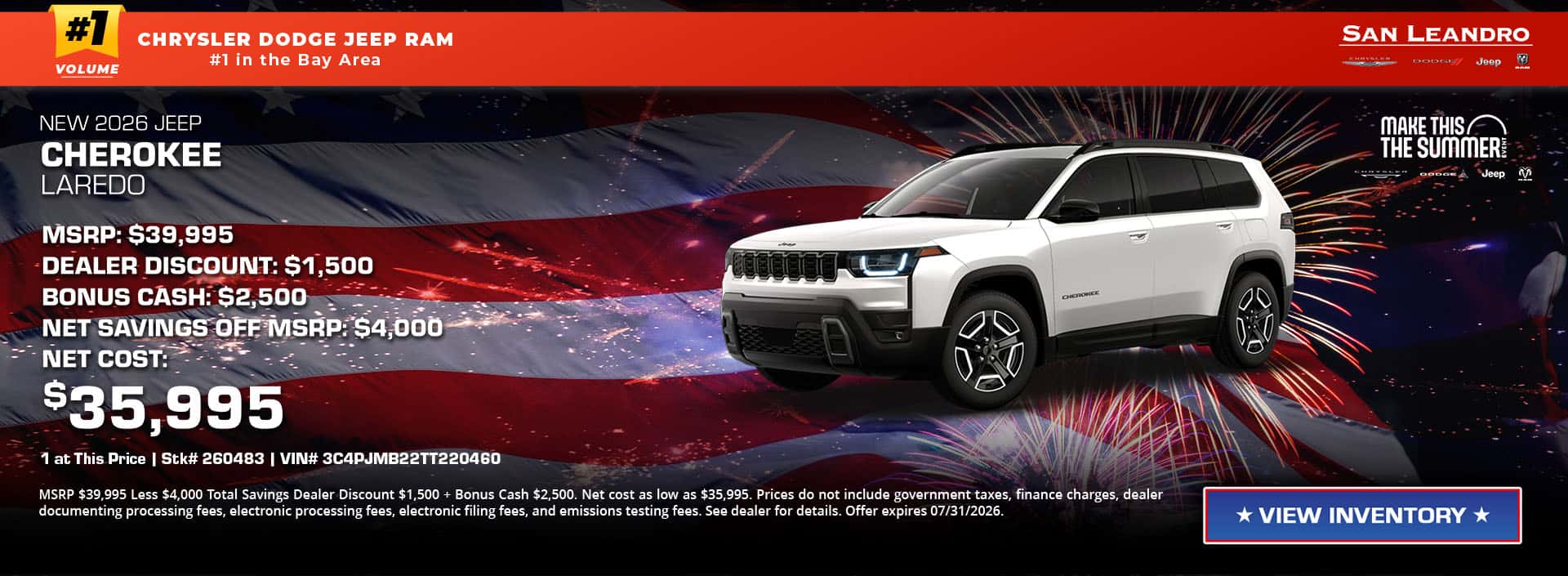 2026 jeep cherokee laredo