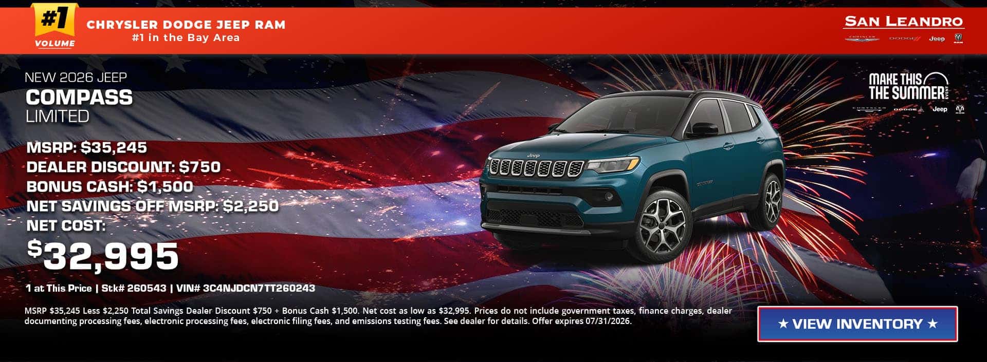 2026 jeep compass limited