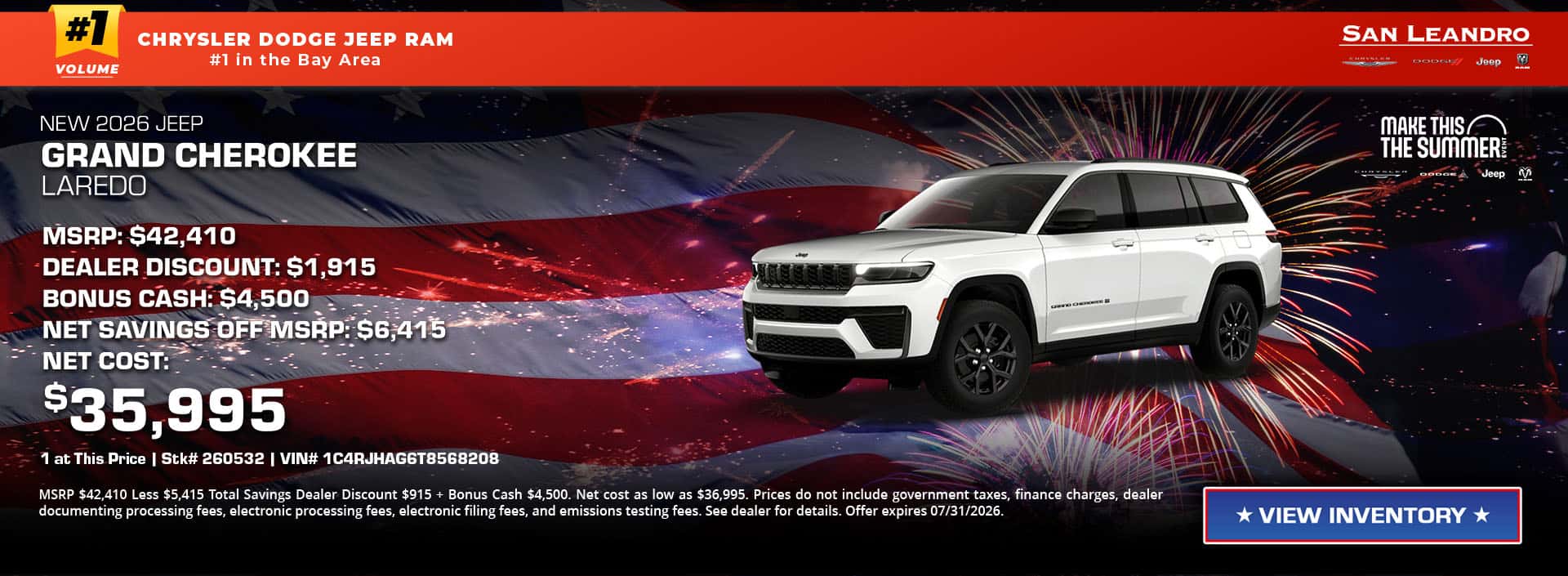 2026 grand cherokee laredo