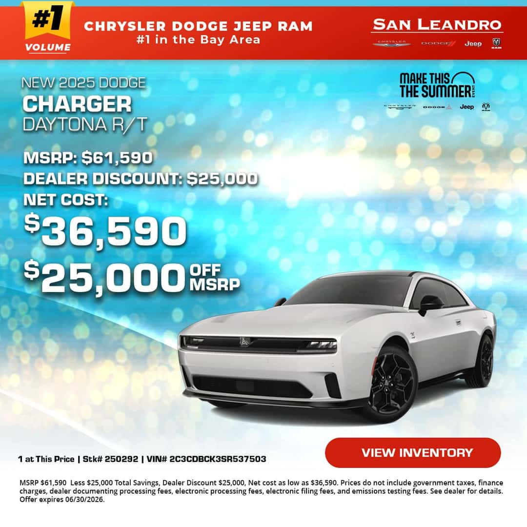 New 2025 Dodge Charger Daytona R/T