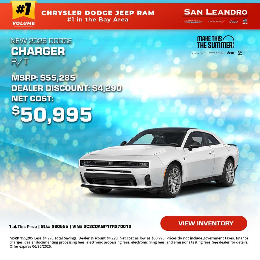 New 2026 Dodge Charger R/T