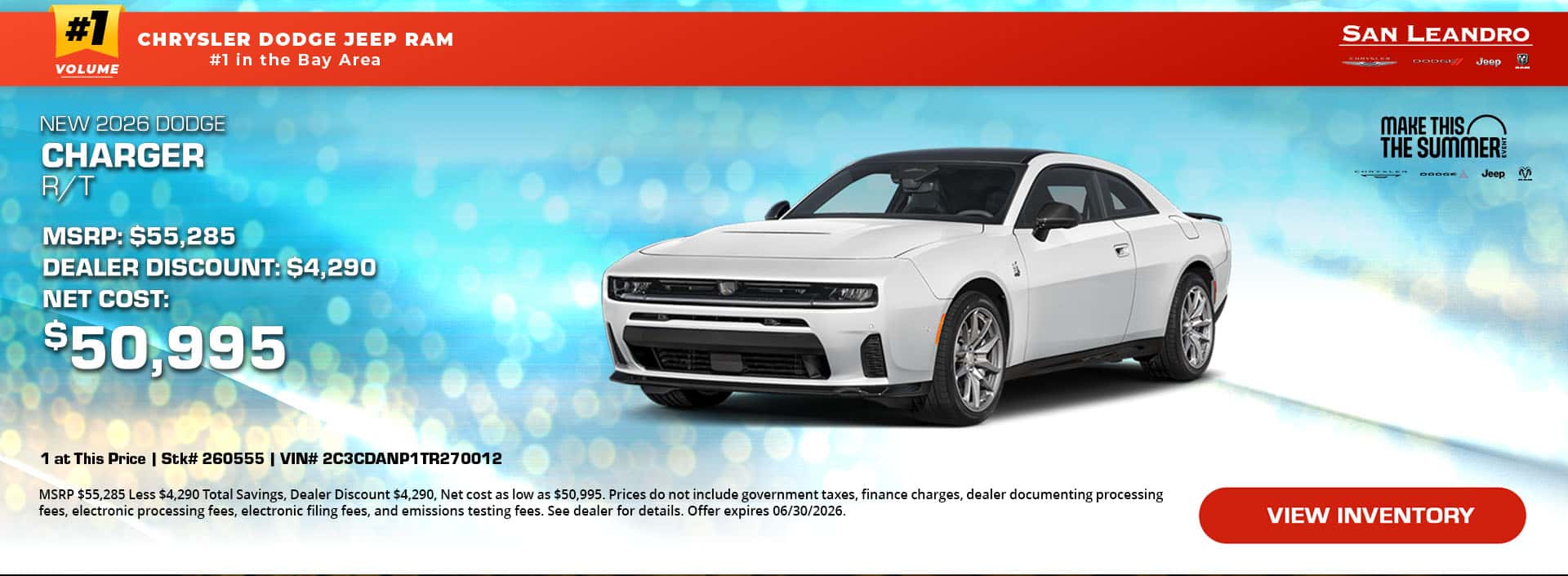 New 2026 Dodge Charger R/T