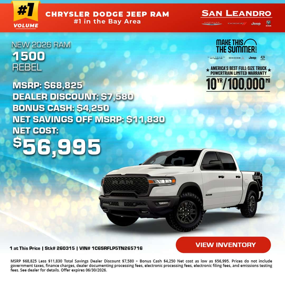 New 2026 RAM 1500 Big Horn Crew Cab
