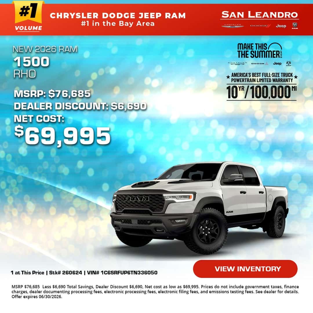 New 2026 RAM 1500 RHO