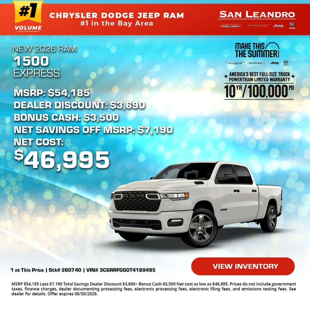 New 2026 RAM 1500 Express