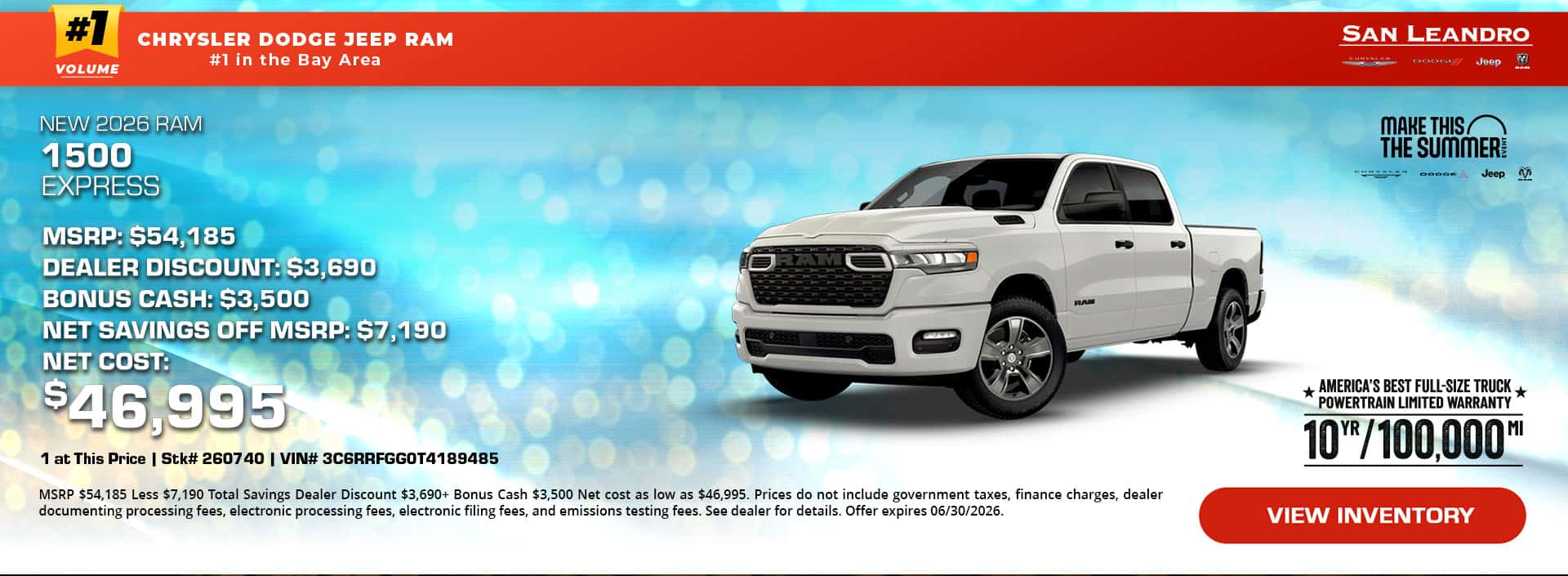 New 2026 RAM 1500 Express